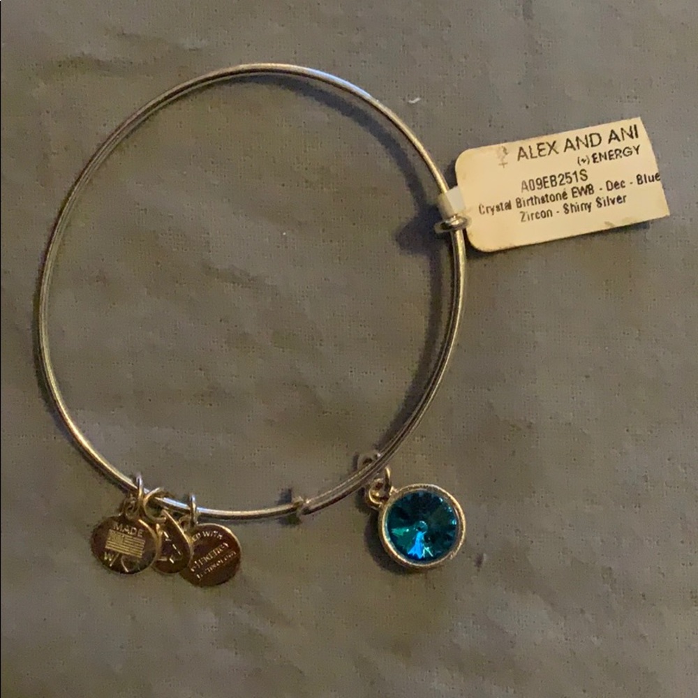Alex and Ani December birthstone bangle